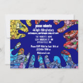 Urban Birthday Uitnodiging (Achterkant)