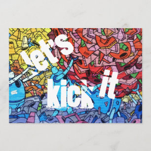 Urban Birthday Uitnodiging