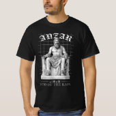 Urban Black and White Anzar Amazigh Mythology T-shirt (Voorkant)