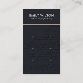 URBAN BLACK KRAFT STIPPEN 3 STUD OORBEL DISPLAY KA VISITEKAARTJE