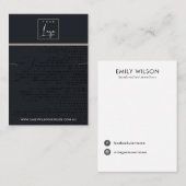 URBAN BLACK KRAFT STIPPEN KETTING ARMBAND DISPLAY VISITEKAARTJE (Voorkant / Achterkant)