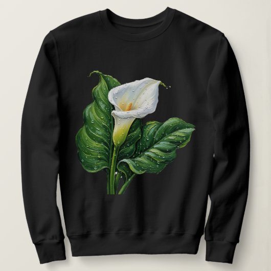 Urban Bloom Graffiti Zonnebloem - Premium Trui (Design voorkant)