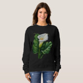 Urban Bloom Graffiti Zonnebloem - Premium Trui (Voorkant volledig)