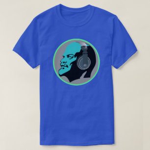 URBAN BLUE LENIN MET HOOFDTELEFOONS T-SHIRT
