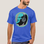 URBAN BLUE LENIN MET HOOFDTELEFOONS T-SHIRT (Voorkant)