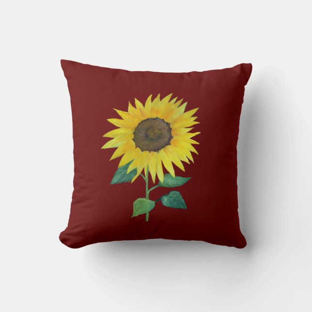 Urban Boerderij Sunflower Pillow Kussen (Voorkant)