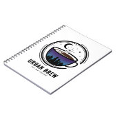 Urban Brew City Skyline Coffee Notitieboek (Linkerzijde)