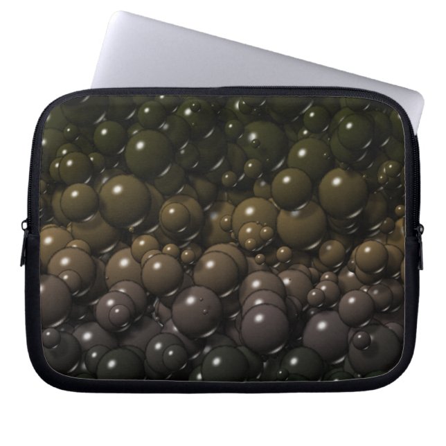 Urban Bubble Camo Laptop Sleeve (Voorkant)