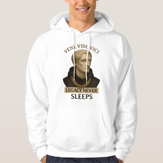 URBAN CAESAR – Erfenis Slaapt Nooit Hoodie (Voorkant)