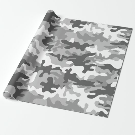 "URBAN CAMO" CADEAUPAPIER (Uitgerold)