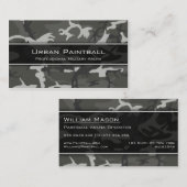 Urban Camo, Camouflage - Visitekaartje (Voorkant / Achterkant)