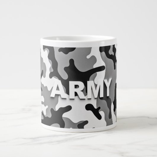Urban Camo Leger Grote Koffiekop (Voorkant)