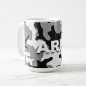 Urban Camo Leger Koffiemok (Voorkant links)