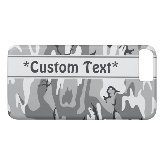 Urban Camo met aangepaste tekst Case-Mate iPhone Case (Achterkant (Horizontaal))