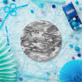 Urban Camo Papieren Bordje (Feest)