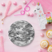 Urban Camo Papieren Bordje (Feest)