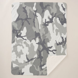 Urban Camo Sherpa Deken