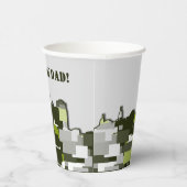 Urban Camouflage Papieren Bekers (Rechts)