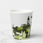 Urban Camouflage Papieren Bekers (Voorkant)