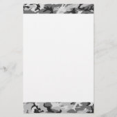 Urban Camouflage Pattern - Black & Grey Briefpapier (Voorkant)