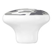 Urban Camouflage Pattern Keramische Knop (Zijkant)