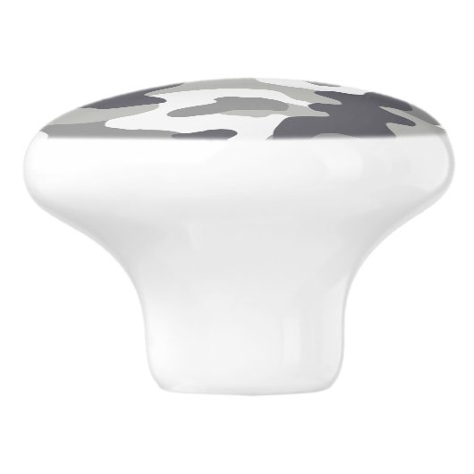 Urban Camouflage Pattern Keramische Knop (Zijkant)