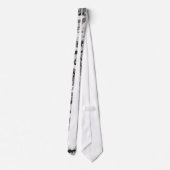 Urban Camouflage - Zwart & Grijs - Met Wit Stropdas (Achterkant)