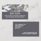 Urban Camouflaged Pattern Visitekaartje (Voorkant / Achterkant)