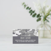 Urban Camouflaged Pattern Visitekaartje (Staand voorkant)