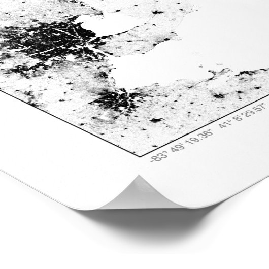 Urban Canada Census Dotmap Poster (Hoek)