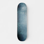 Urban Canvas: Artistieke Blauwdruk Skateboard (Voorkant)