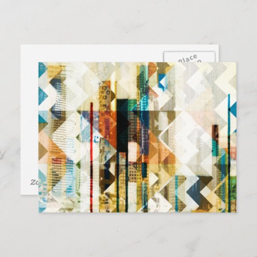 Urban Chevron II Briefkaart (Voorkant / Achterkant)