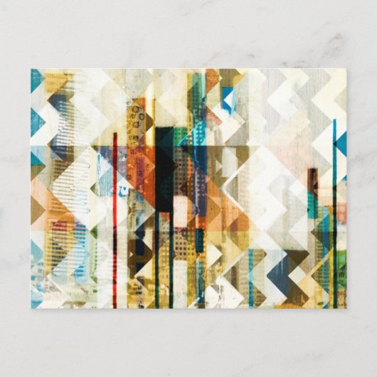 Urban Chevron II Briefkaart (Voorkant)