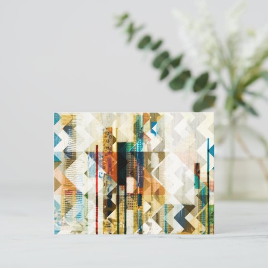 Urban Chevron II Briefkaart (Staand voorkant)