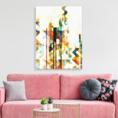Urban Chevron II Canvas Afdruk (Insitu (Woonkamer))