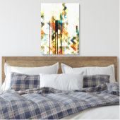 Urban Chevron II Canvas Afdruk (Insitu (Slaapkamer))