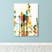 Urban Chevron II Canvas Afdruk (Insitu (Houten vloer))