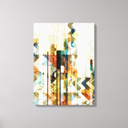 Urban Chevron II Canvas Afdruk (Voorkant)
