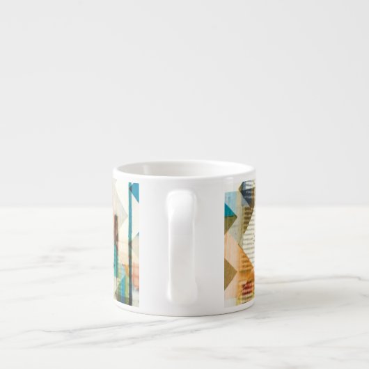 Urban Chevron II Espresso Kop (Achterkant)