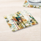 Urban Chevron II Kartonnen Onderzetters (Schuin)