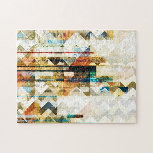 Urban Chevron II Legpuzzel (Horizontaal)