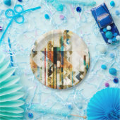 Urban Chevron II Papieren Bordje (Feest)