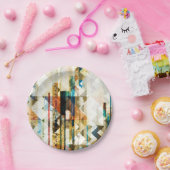 Urban Chevron II Papieren Bordje (Feest)