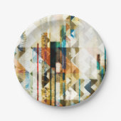 Urban Chevron II Papieren Bordje (Voorkant)