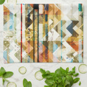 Urban Chevron II Theedoek (Gevouwen)