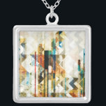 Urban Chevron II Zilver Vergulden Ketting<br><div class="desc">ThuisDécor</div>