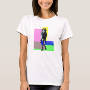 Urban Chic: Banksy geïnspireerd meisje T-shirt