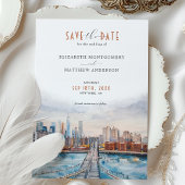 Urban Chic Brooklyn Bridge Bewaar de skyline van d Kaart