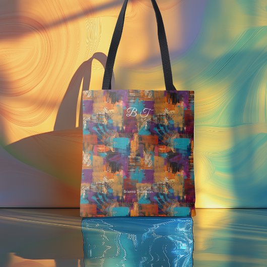 Urban Chic Gepersonaliseerde Canvas tas met Initia