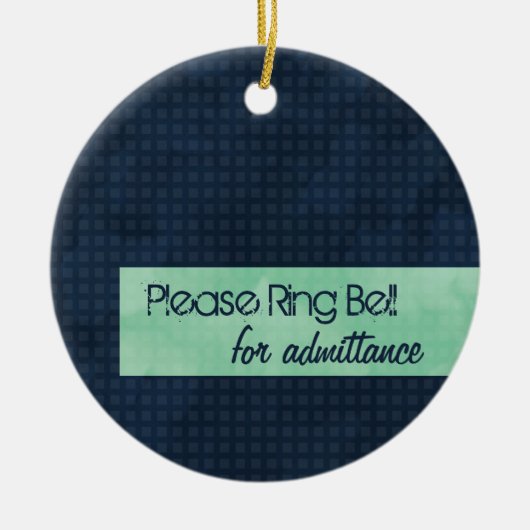 Urban Chic Please Ring Bell Ornament (Voorkant)